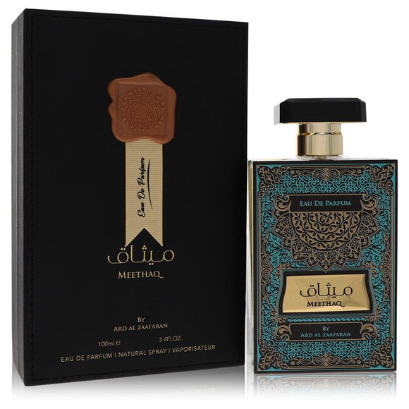 Ard Al Zaafaran Meethaq Cologne By Al Zaafaran Eau De Parfum Spray (Unisex) for Men 3.4 oz