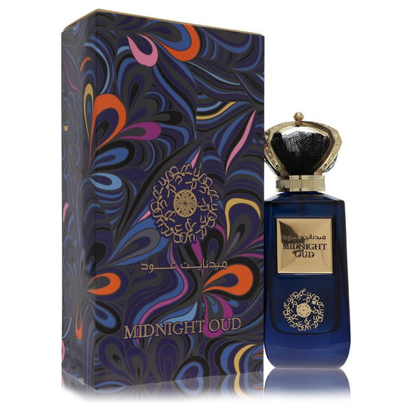 Ard Al Zaafaran Midnight Oud Cologne By Al Zaafaran Eau De Parfum Spray (Unisex) for Men 3.4 oz