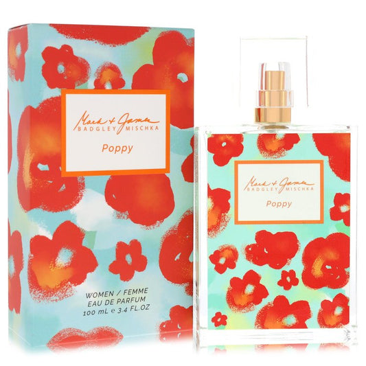 Badgley Mischka Poppy Eau De Parfum Spray By Badgley Mischka for Women 3.4 oz