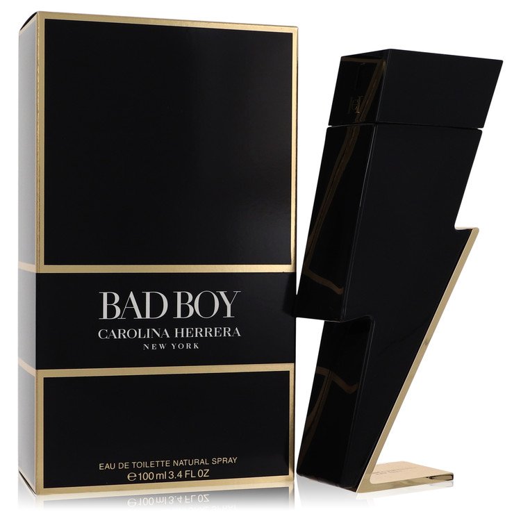 Bad Boy Eau De Toilette Spray By Carolina Herrera for Men 3.4 oz