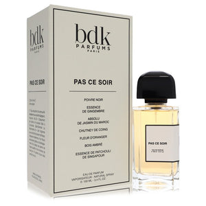 Bdk Pas Ce Soir Perfume By Bdk Parfums Eau De Parfum Spray (Unisex) for Women 3.4 oz