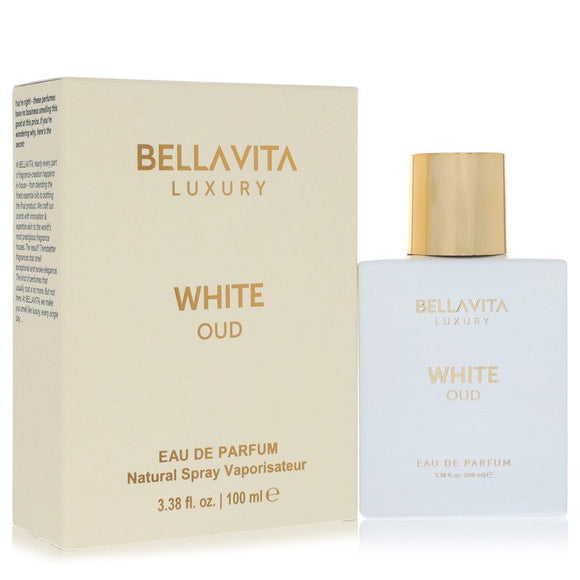 Bellavita Luxury White Oud Eau De Parfum Spray By Bellavita for Men 3.38 oz