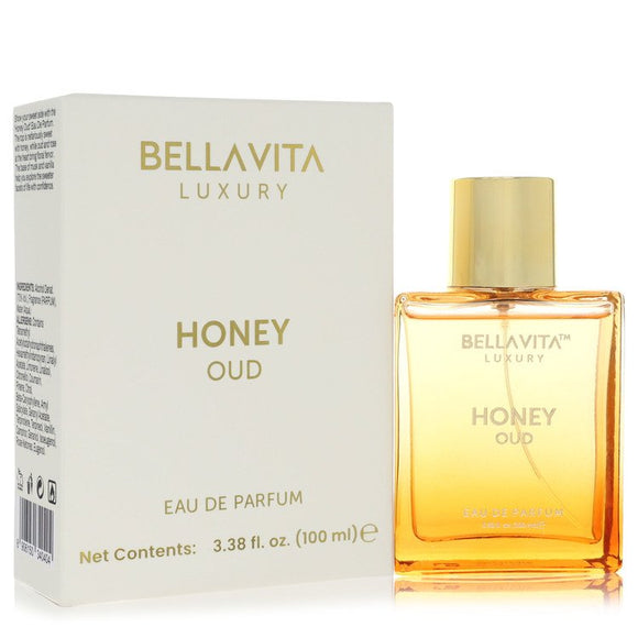 Bellavita Luxury Honey Oud Eau De Parfum Spray By Bellavita for Men 3.38 oz