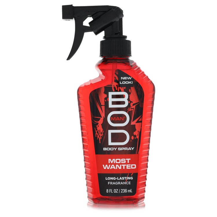 Bod Man Most Wanted Fragrance Body Spray By Parfums De Coeur for Men 8 oz