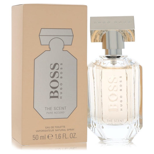 Boss The Scent Pure Accord Eau De Toilette Spray By Hugo Boss for Women 1.6 oz