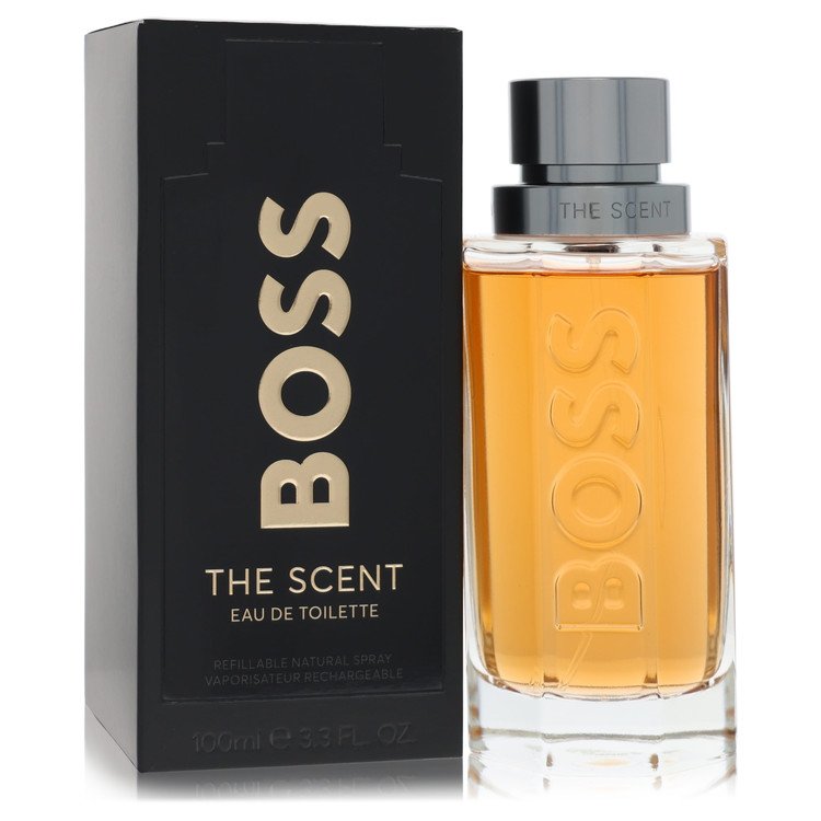 Boss The Scent Men Eau De Toilette Refillable Spray By Hugo Boss for Men 3.3 oz