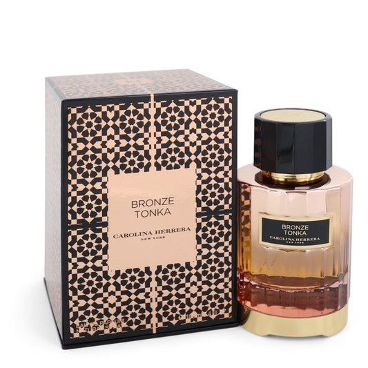 Bronze Tonka Eau De Parfum Spray (Unisex) By Carolina Herrera 3.4 oz for Men