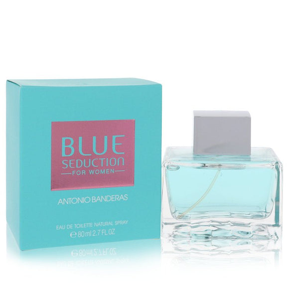 Blue Seduction Eau De Toilette Spray By Antonio Banderas for Women 2.7 oz