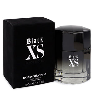 Black Xs Eau De Toilette Spray (2018 New Packaging) By Paco Rabanne for Men 3.4 oz