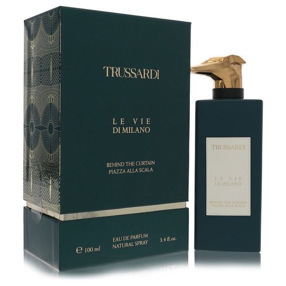 Behind The Curtain Plazza Alla Scala Cologne By Trussardi Eau De Parfum Spray (Unisex) for Men 3.4 oz