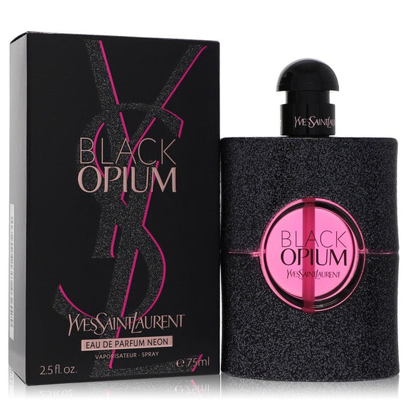 Black Opium Eau De Parfum Neon Spray By Yves Saint Laurent for Women 2.5 oz