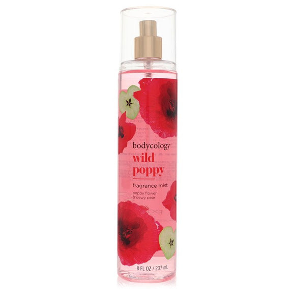 Bodycology Wild Poppy Perfume By Bodycology Fragrance Mist Spray for Women 8 oz