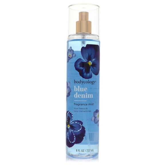 Bodycology Blue Denim Perfume By Bodycology Fragrance Mist Spray for Women 8 oz