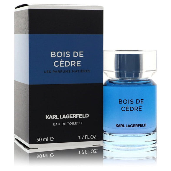 Bois De Cedre Eau De Toilette Spray By Karl Lagerfeld for Men 1.7 oz