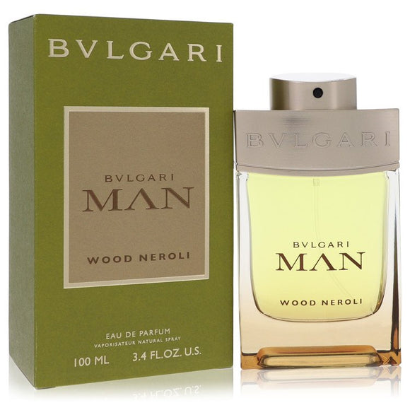 Bvlgari Man Wood Neroli Eau De Parfum Spray By Bvlgari for Men 3.4 oz