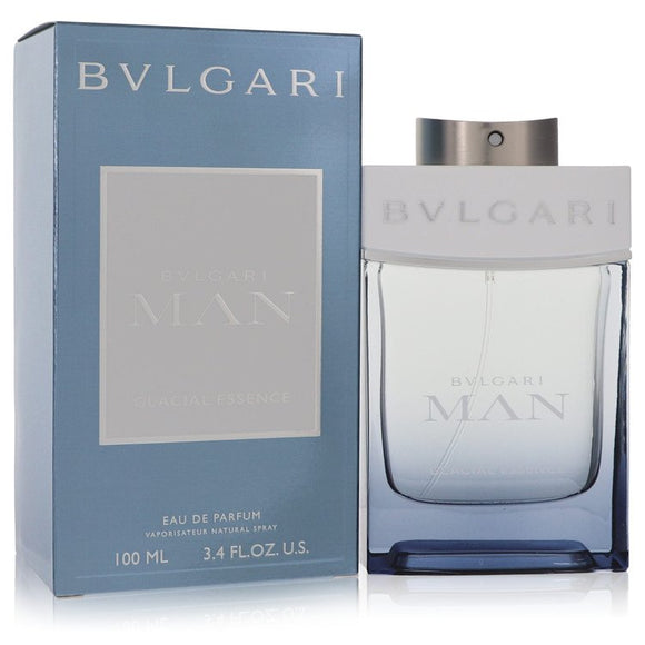 Bvlgari Man Glacial Essence Eau De Parfum Spray By Bvlgari for Men 3.4 oz