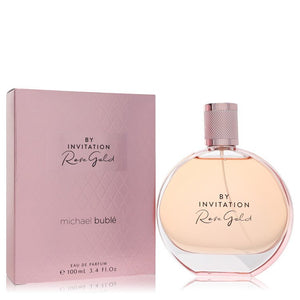 By Invitation Rose Gold Perfume By Michael Buble Eau De Parfum Spray for Women 3.4 oz