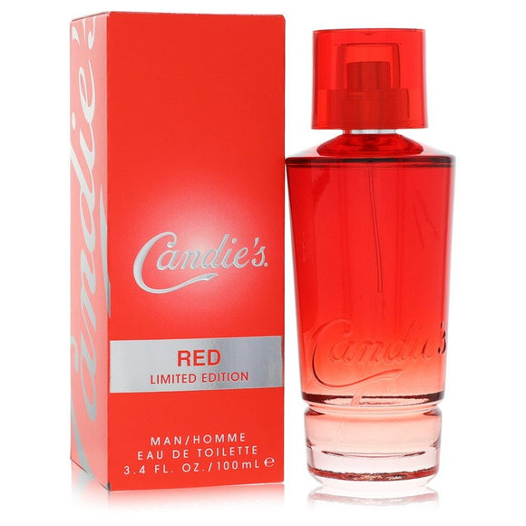 Candies Red Eau De Toilette Spray (Limited Edition) By Candies for Men 3.4 oz