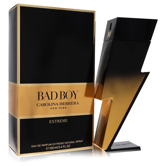 Bad Boy Extreme Cologne By Carolina Herrera Eau De Parfum Spray for Men 3.4 oz