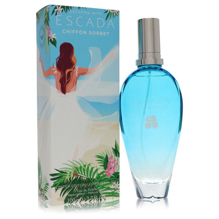 Chiffon Sorbet Eau De Toilette Spray By Escada for Women 3.3 oz