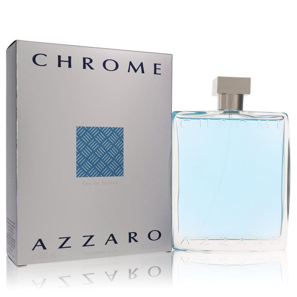 Chrome Eau De Toilette Spray By Azzaro for Men 6.8 oz