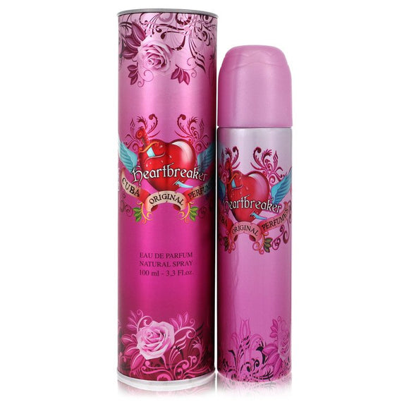 Cuba Heartbreaker Eau De Parfum Spray By Fragluxe for Women 3.4 oz