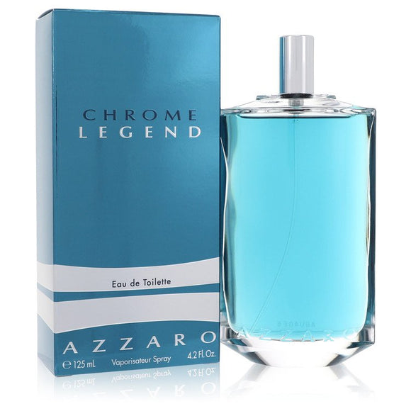 Chrome Legend Eau De Toilette Spray By Azzaro for Men 4.2 oz
