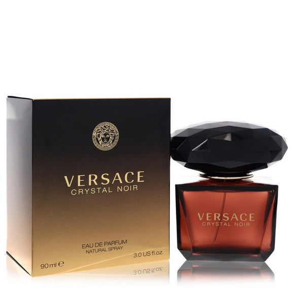 Crystal Noir Eau De Parfum Spray By Versace for Women 3 oz