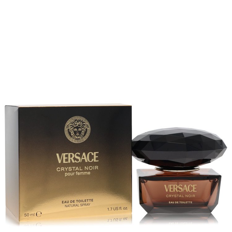 Crystal Noir Eau De Toilette Spray By Versace for Women 1.7 oz