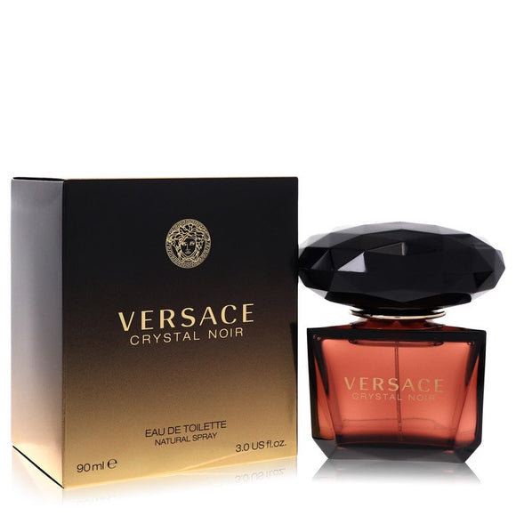 Crystal Noir Eau De Toilette Spray By Versace for Women 3 oz