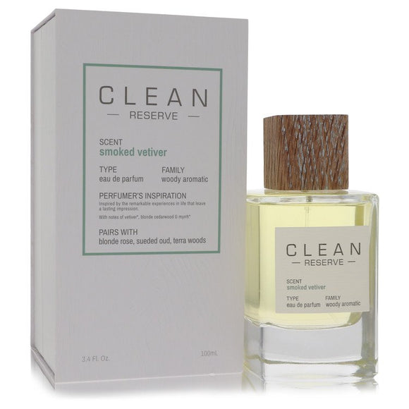 Clean Smoked Vetiver Perfume By Clean Eau De Parfum Spray for Women 3.4 oz