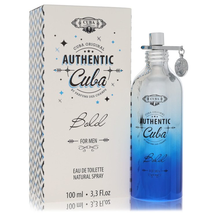 Cuba Authentic Bold Eau De Toilette Spray By Fragluxe 3.3 oz for Men