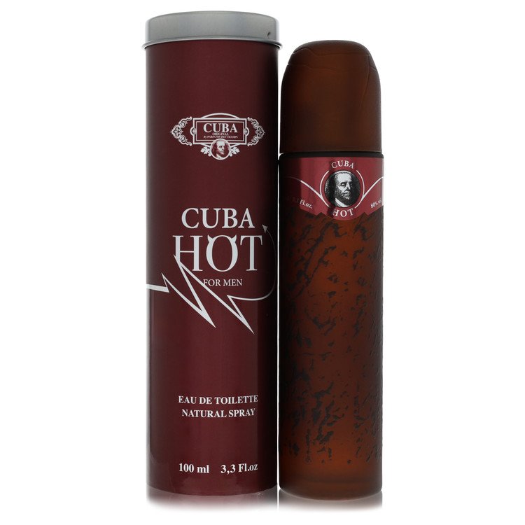 Cuba Hot Eau De Toilette Spray By Fragluxe for Men 3.3 oz