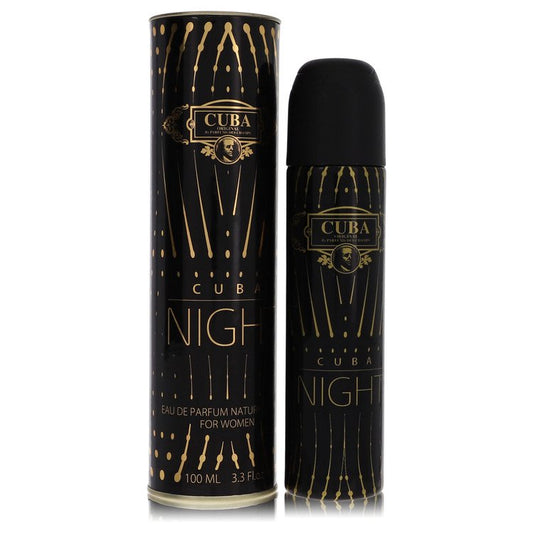 Cuba Night Eau De Parfum Spray By Fragluxe for Women 3.3 oz