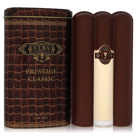 Cuba Prestige Gold Eau De Toilette Spray By Fragluxe for Men 3 oz