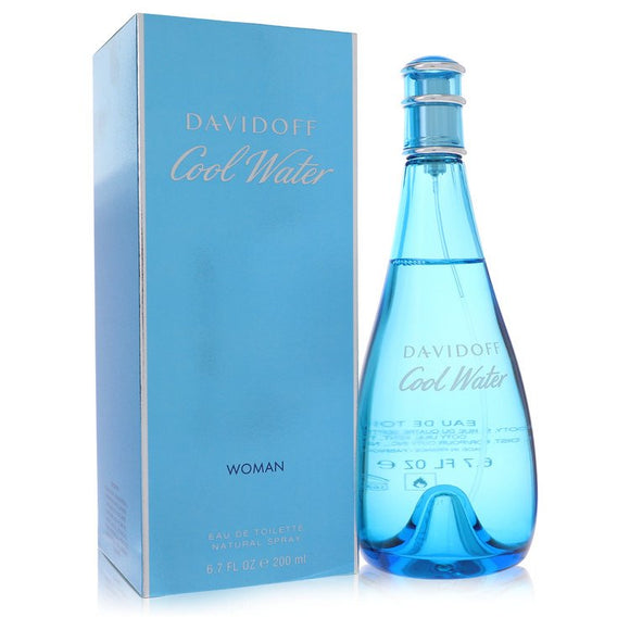 Cool Water Eau De Toilette Spray By Davidoff for Women 6.7 oz