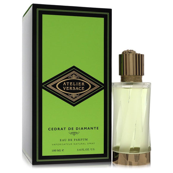 Cedrat De Diamante Eau De Parfum Spray (Unisex) By Versace for Women 3.4 oz