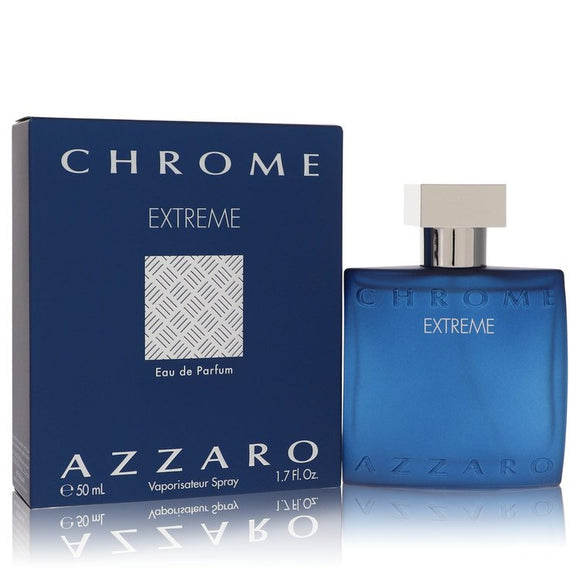 Chrome Extreme Eau De Parfum Spray By Azzaro for Men 1.7 oz