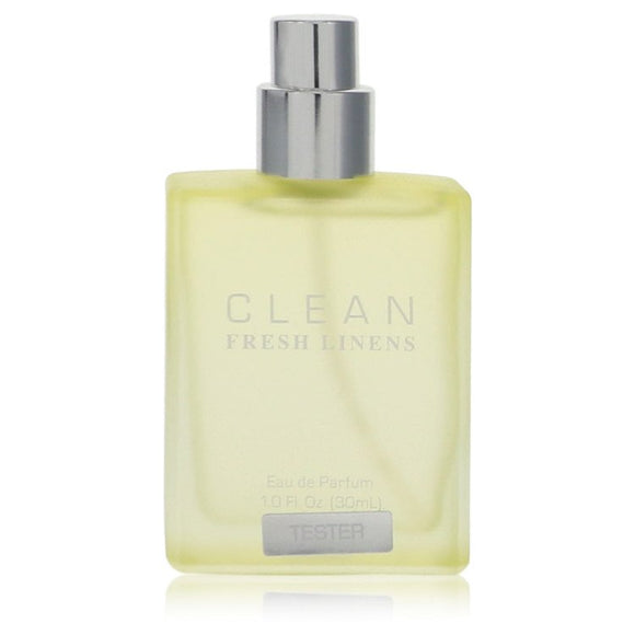 Clean Fresh Linens Eau De Parfum Spray (Unisex Tester) By Clean for Women 1 oz