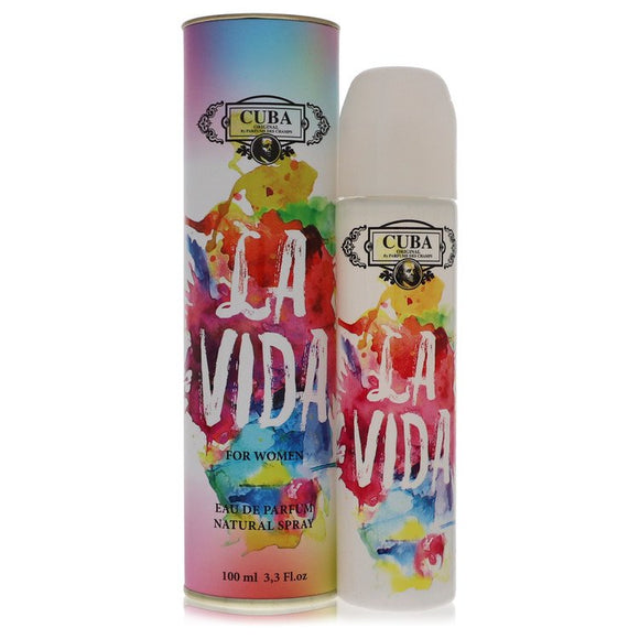 Cuba La Vida Eau De Parfum Spray By Cuba for Women 3.3 oz