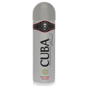 Cuba Black Body Spray By Fragluxe for Men 6.6 oz