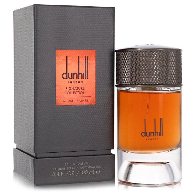Dunhill British Leather Eau De Parfum Spray By Alfred Dunhill for Men 3.4 oz