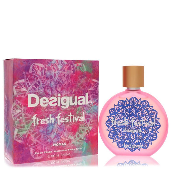 Desigual Fresh Festival Perfume By Desigual Eau De Toilette Spray for Women 3.4 oz