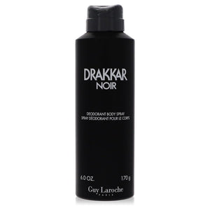 Drakkar Noir Deodorant Body Spray By Guy Laroche for Men 6 oz