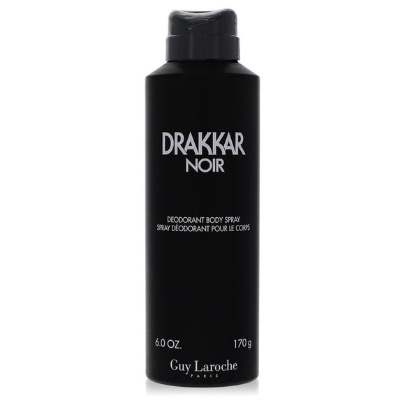 Drakkar Noir Deodorant Body Spray By Guy Laroche for Men 6 oz