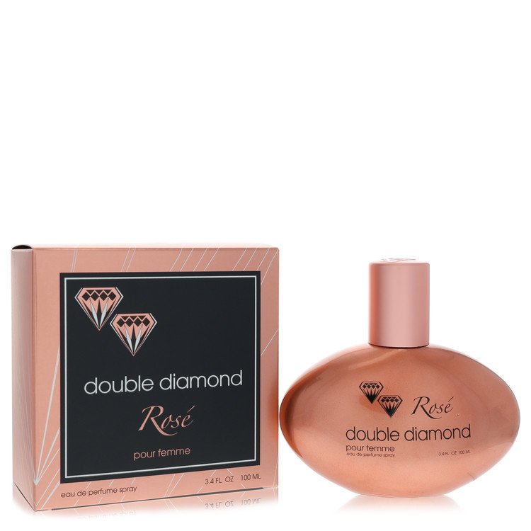 Double Diamond Rose Eau De Parfum Spray By Yzy Perfume for Women 3.4 oz