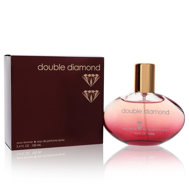 Double Diamond Eau De Parfum Spray By Yzy Perfume for Women 3.4 oz