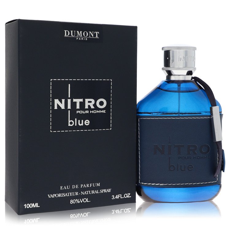 Dumont Nitro Blue Cologne By Dumont Paris Eau De Parfum Spray for Men 3.4 oz