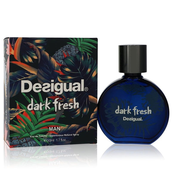 Desigual Dark Fresh Eau De Toilette Spray By Desigual for Men 1.7 oz