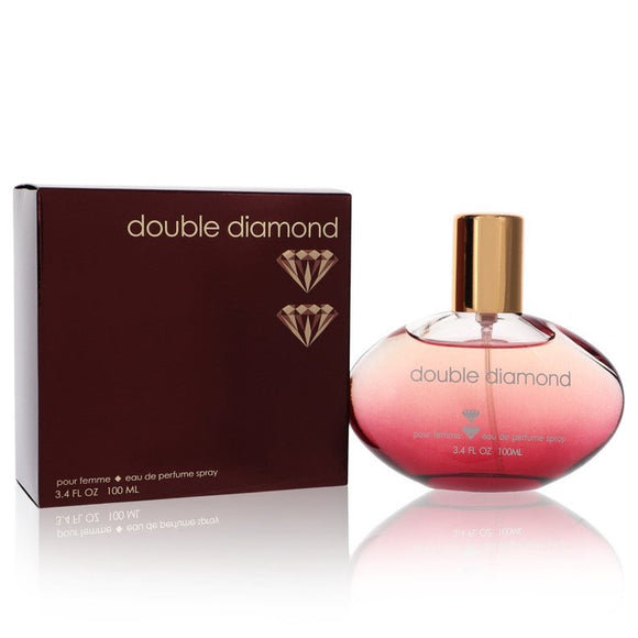 Double Diamond Eau De Parfum Spray By Yzy Perfume for Women 3.4 oz